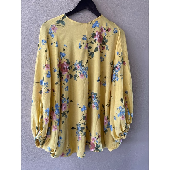 Oversized floral print cocoon sleeve cardigan - Picture 6 of 7